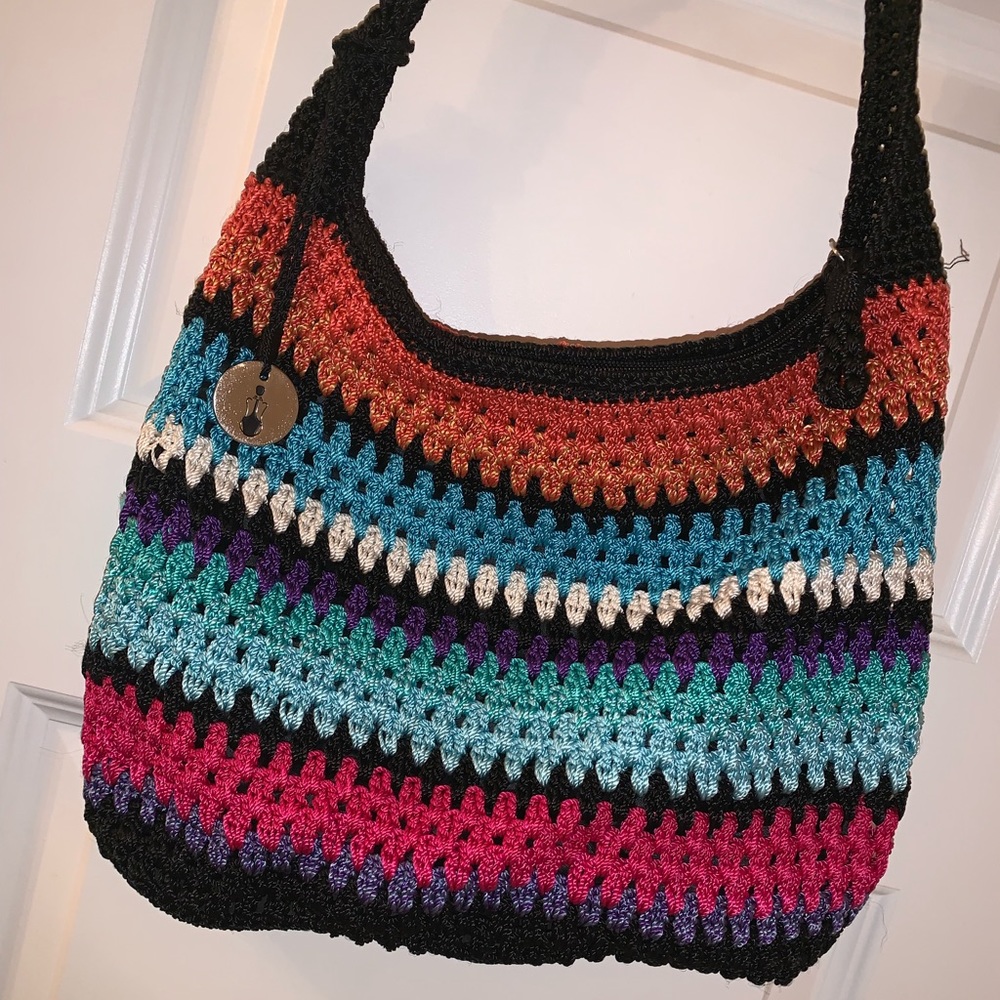 The Sak Crochet Rainbow Purse